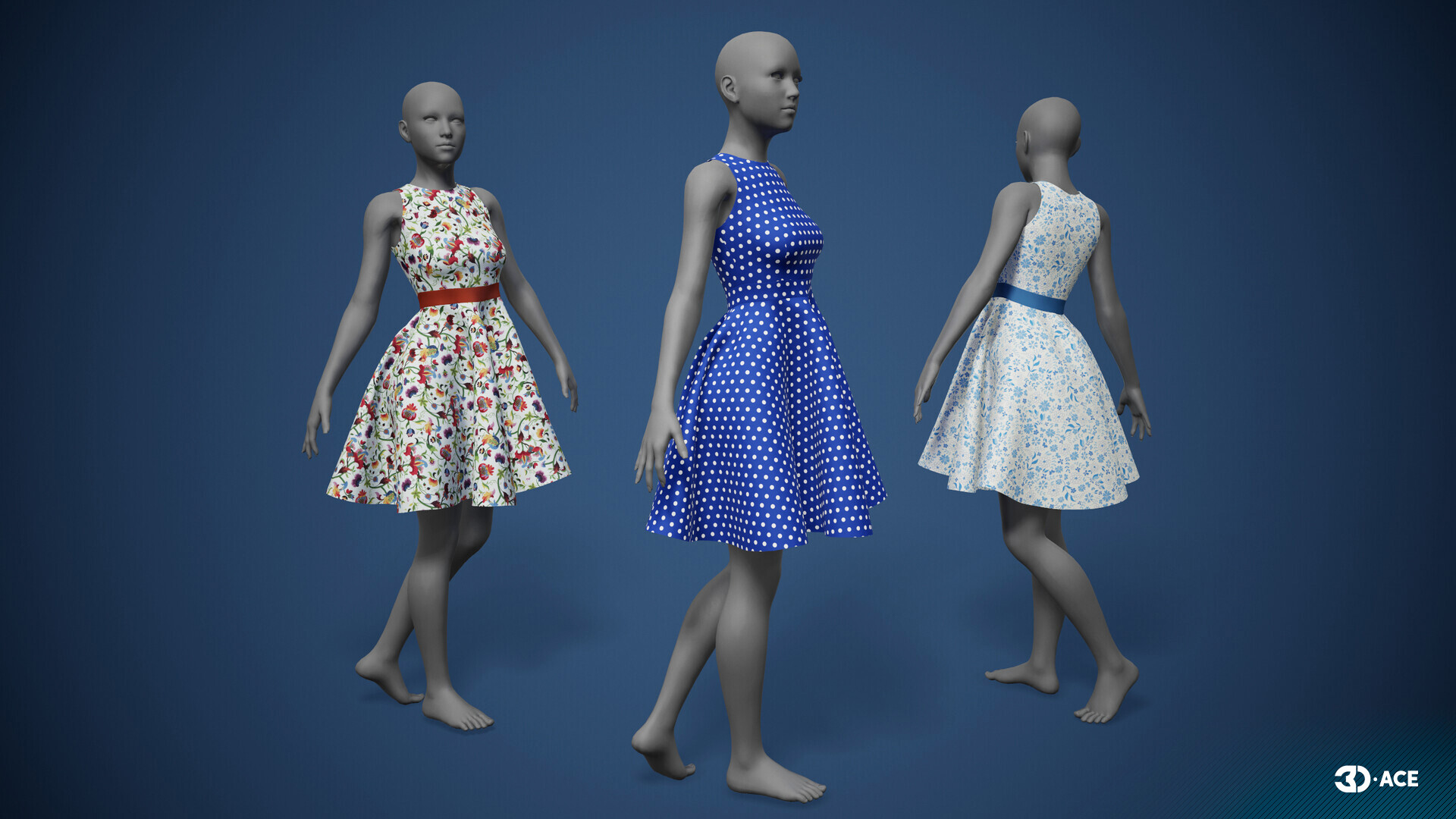 3D dress model