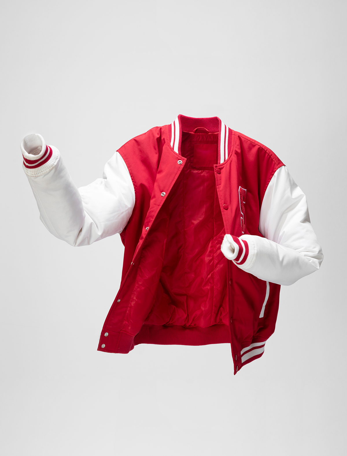 3D model red-white jacket