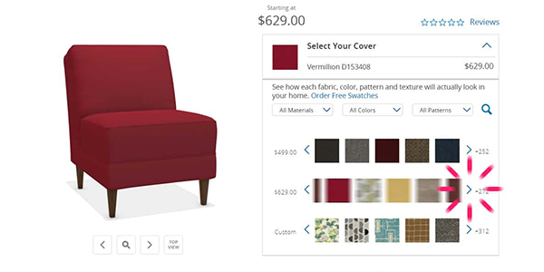 Product visualization in eCommerce