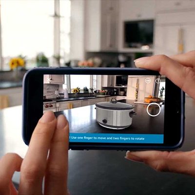 augmented reality content creation for ecommerce