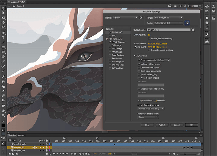 adobe animate 3d animation software