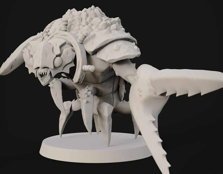crab 3D Sculpting Model