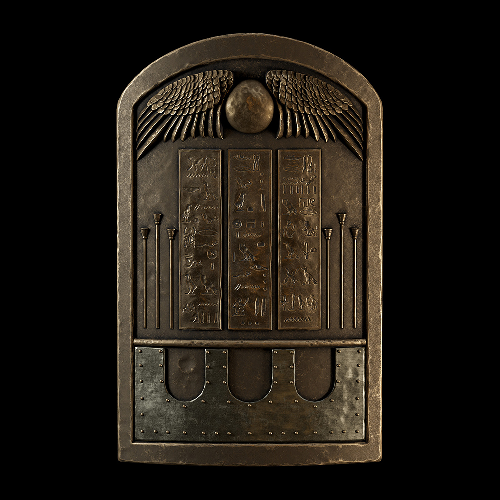 Egyptian shield and sword