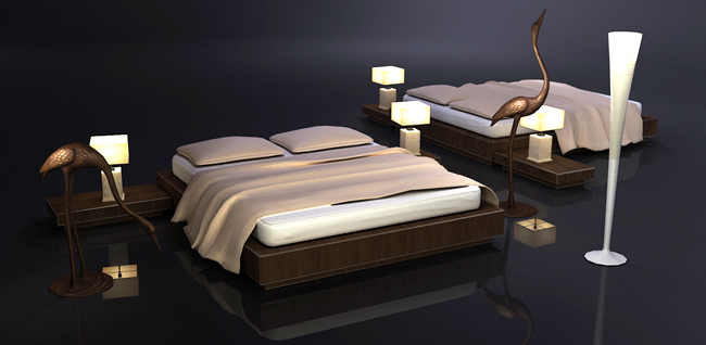 3d bed furniture