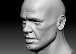 High poly head