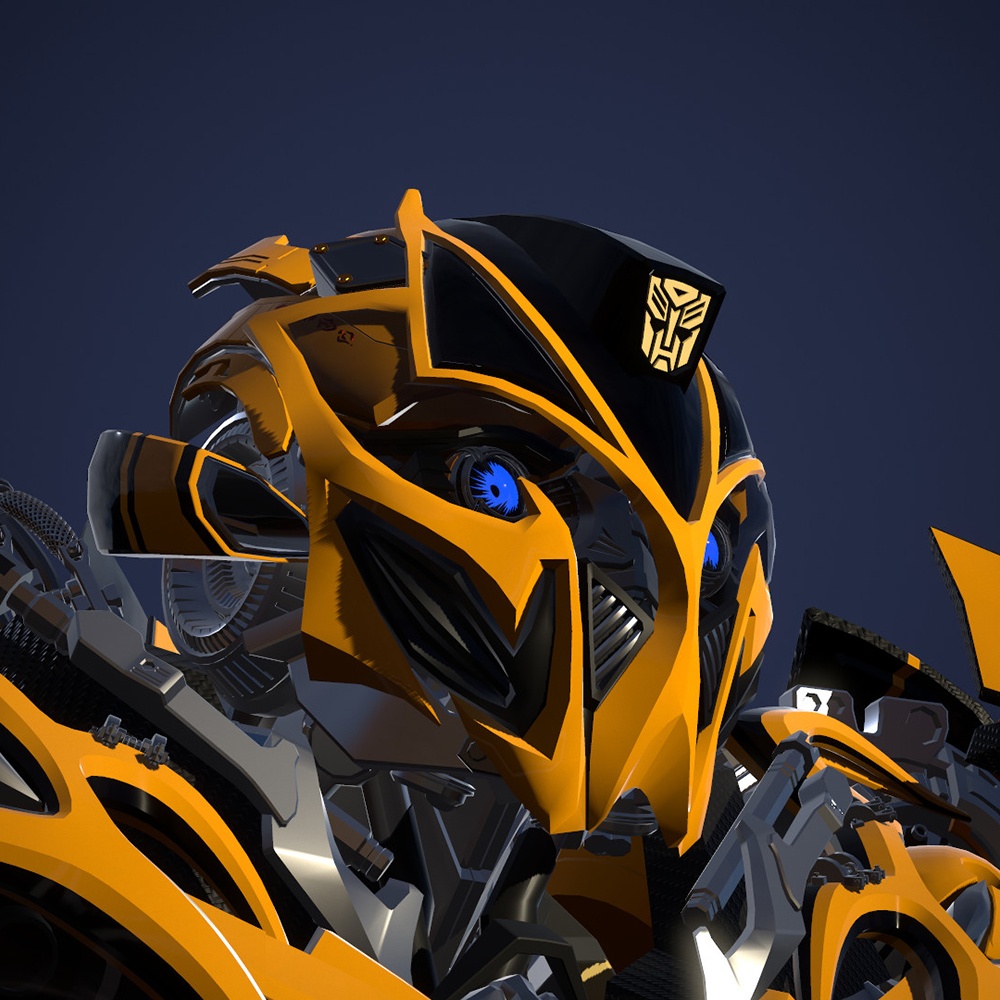 Bumblebee 3D character model