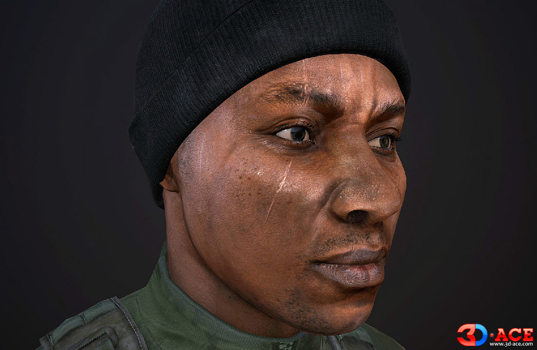 Beautiful ultra-realistic 3d rendering character des